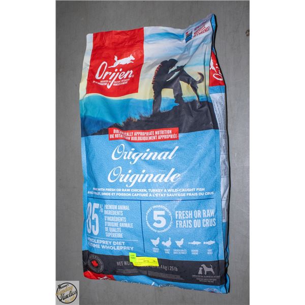 25LB ORIJEN ALL AGES DOG FOOD- CHICKEN