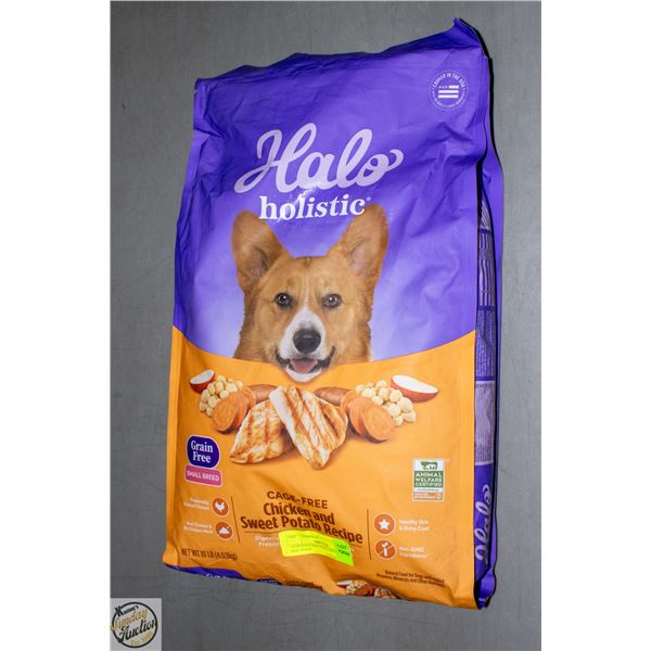10LB HALO HOLISTIC SMALL BREED DOG FOOD