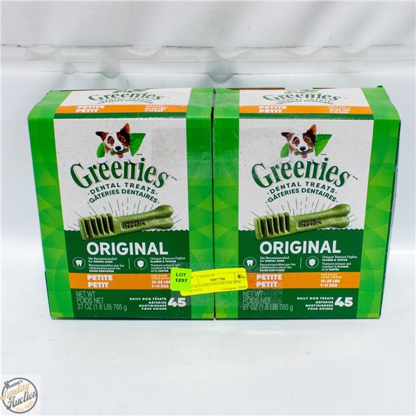 2X1.6LB GREENIES PETITE DOG DENTAL