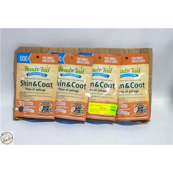 4X45G HEAT TO TAIL SKIN & COAT SMALL BREED