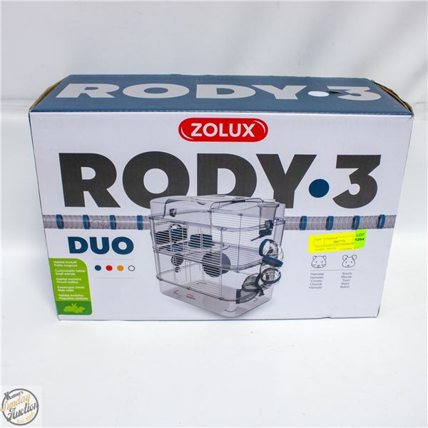 ZOLUX RODY3 DUO HAMSTER, GERBIL, MOUSE