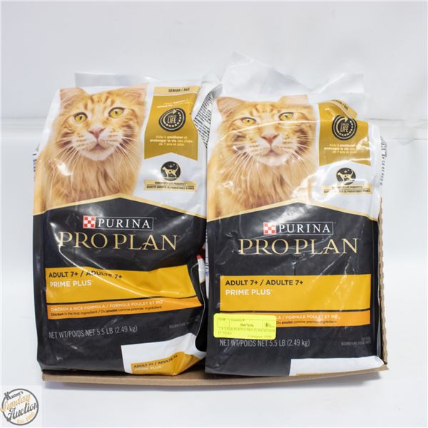 2 X 5.5LB PURINA PRO PLAN SENIOR (7+) CAT