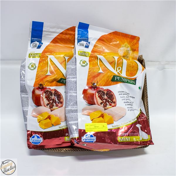 2 X 5.5LB FARMINA N&D PUPPY MINI DOG FOOD