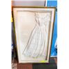 Image 1 : 41"X24” WINDOW BOX & REMOVABLE ANTIQUE CHRISTENING