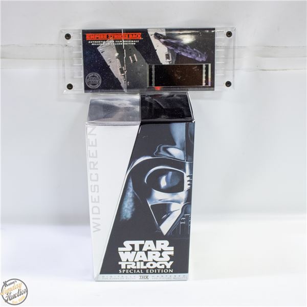STAR WARS TRILOGY VHS & AUTHENTIC FILM
