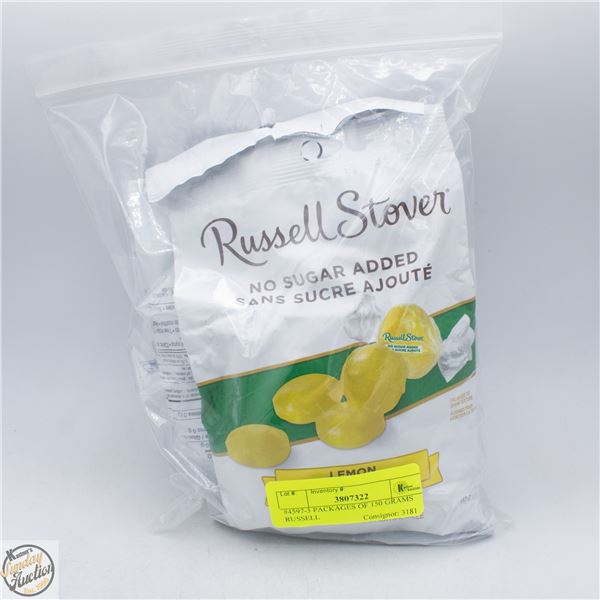 #4597-3 PACKAGES OF 150 GRAMS RUSSELL