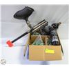 Image 1 : PAINTBALL GUN W/PAINT BALLS + 2 CANISTERS