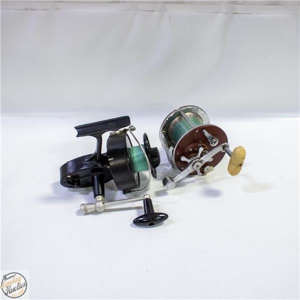 2 SALTWATER FISHING REELS (MITCHELL 303 &