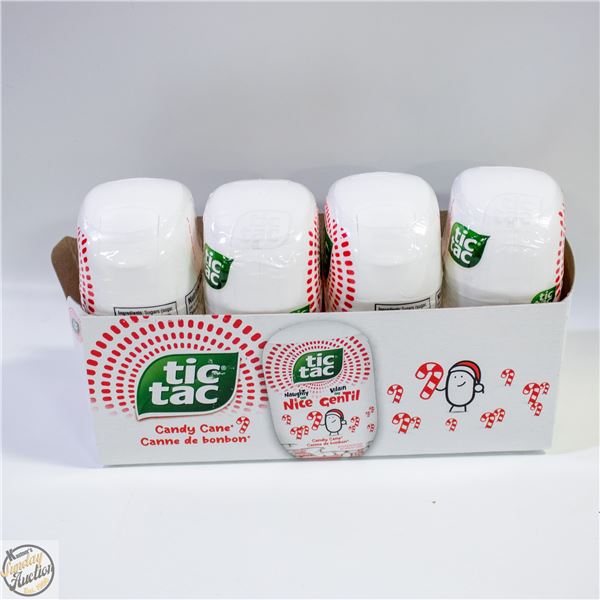 4 X TIC TAC NAUGHTY OR NICE CANDY CANE FLAVOR