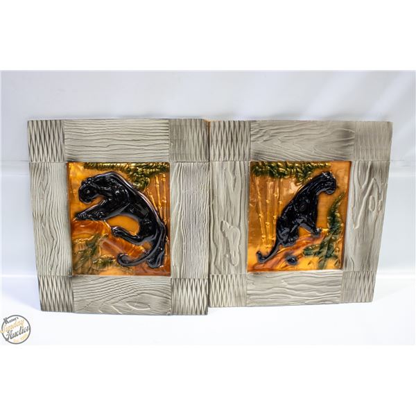 BLACK PANTHER WALL DECOR VINTAGE