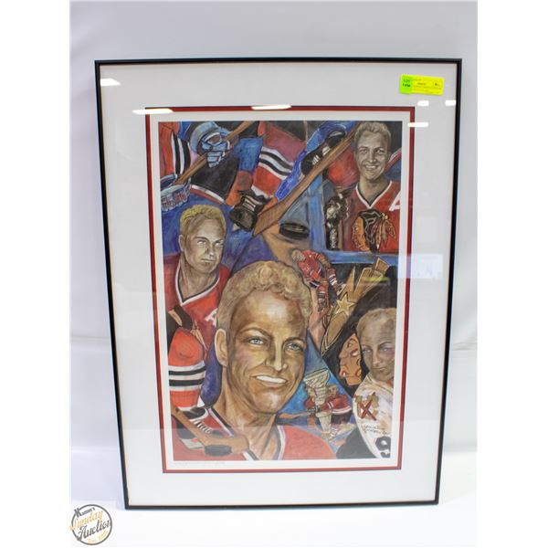 HOCKEY LEGEND LIMITED EDITION SIGNED & WITH COA ON