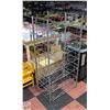 Image 1 : ORNAMENTAL METAL 7 SHELF RACK 26" X 14" X 52" HIGH