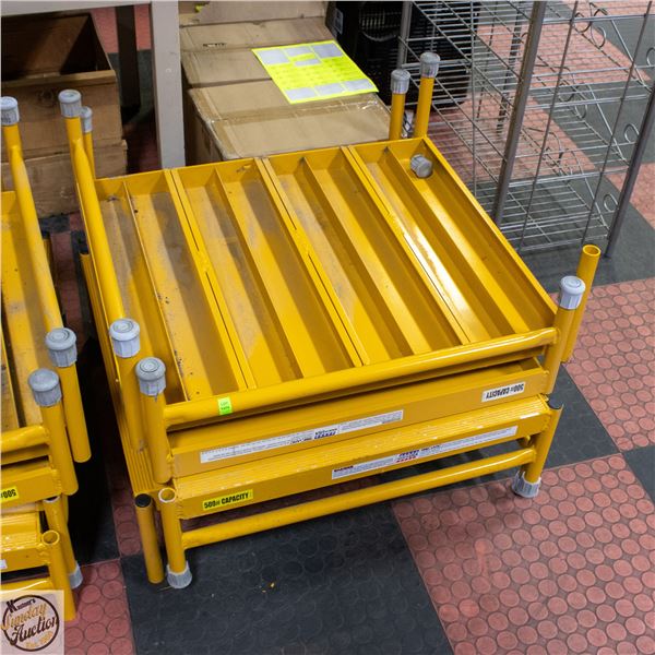 STACK OF 5 COMMERCIAL PLATFORMS