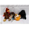 Image 1 : 5 NEW OLD STOCK WEBKINS STUFFIES WITH ONLINE CODES