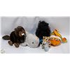 Image 1 : 5 NEW OLD STOCK WEBKINS STUFFIES WITH ONLINE CODES