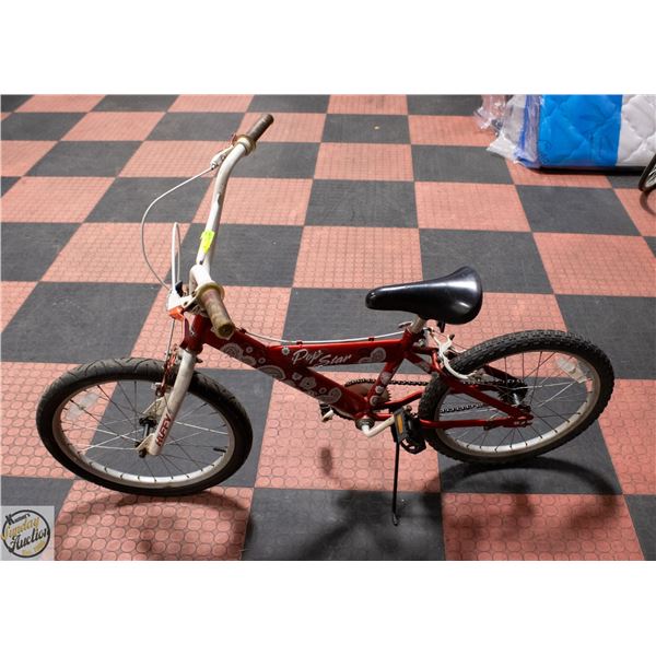 HUFFY POPSTAR 20" BIKE