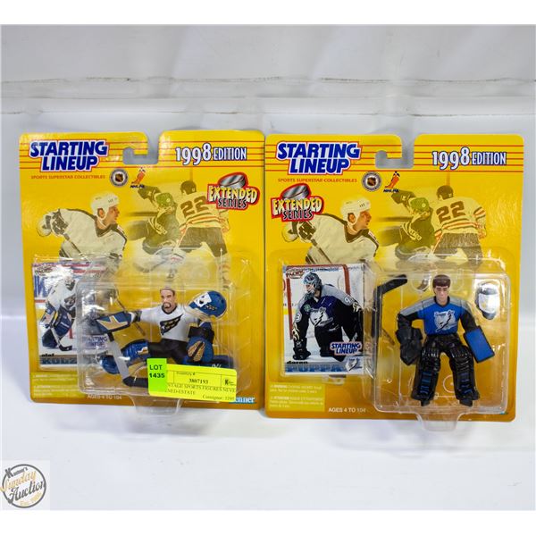 2 VINTAGE SPORTS FIGURES NEVER OPENED-ESTATE