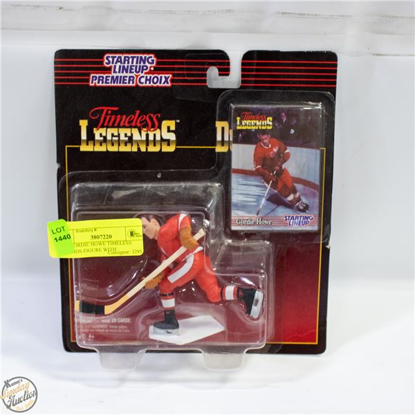 1995 GORDIE HOWE TIMELESS LEGENDS FIGURE WITH