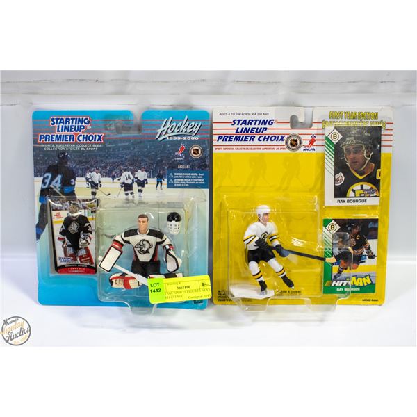 2 VINTAGE SPORTS FIGURES NEVER OPENED-ESTATE