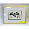 Image 1 : “RACCOON TRIO” BY V PFEIFFER INFO ON BACK