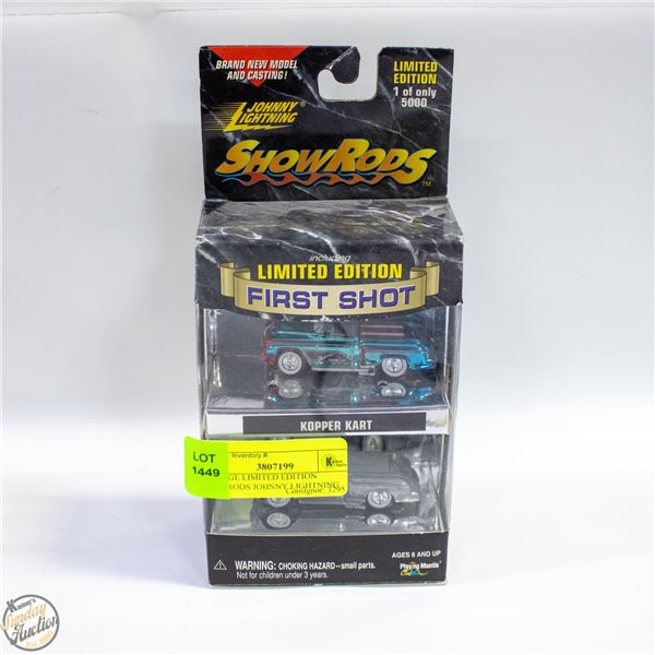 VINTAGE LIMITED EDITION SHOWRODS JOHNNY LIGHTNING