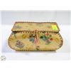 Image 1 : ANTIQUE SEWING BASKET MADE OF CLOTH PROTECTED BY