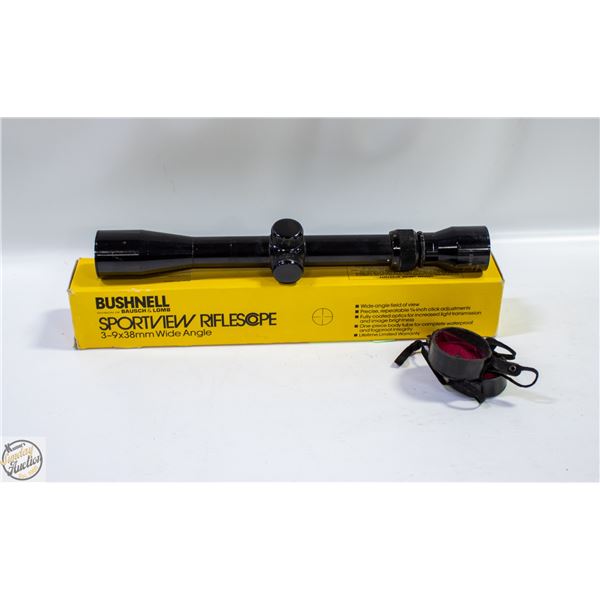 BUSHNELL SPORTVIEW RIFLESCOPE 3-9X38MM