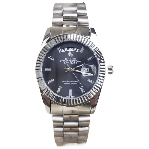 NEW REPLICA ROLEX "DAY DATE" QUARTZ WATCH