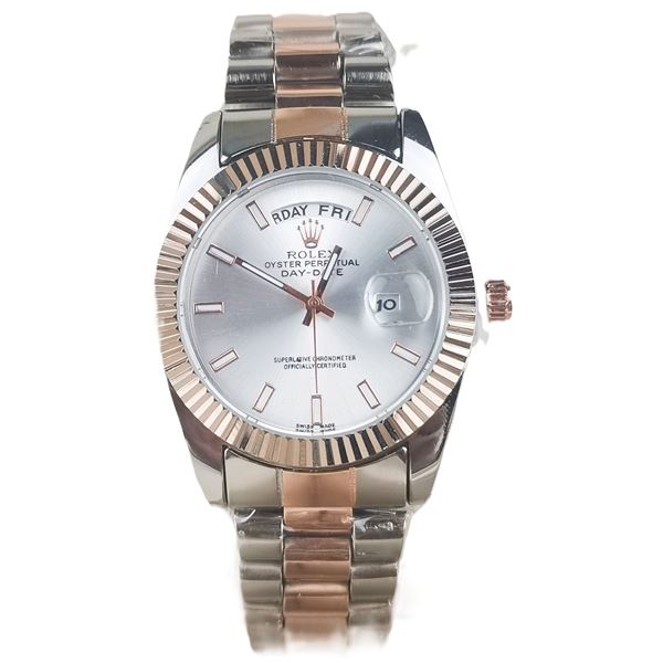 NEW REPLICA ROLEX "DAY DATE" QUARTZ WATCH