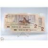 Image 2 : PAIR OF 1986 CANADA 2 DOLLAR BANKNOTES