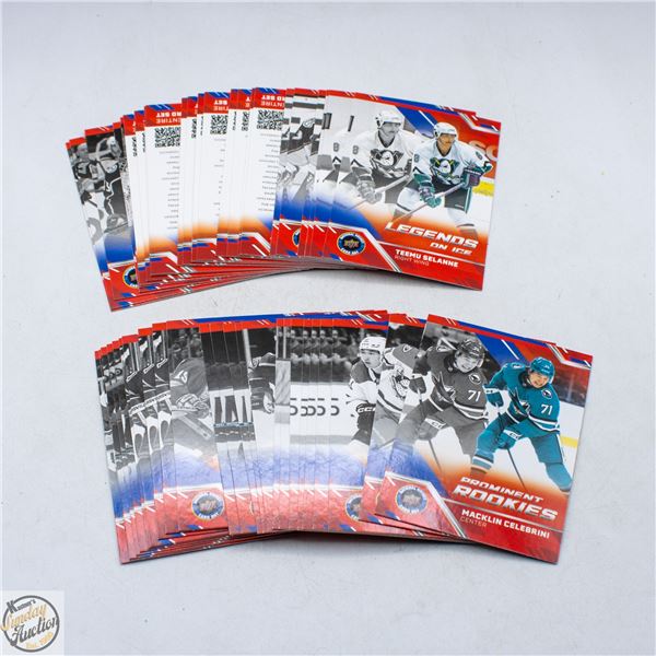 BAG OF NATIONAL HOCKEY DAY CARDS