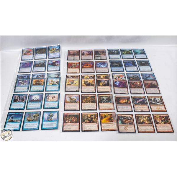 6 SHEETS OF MAGIC CARDS