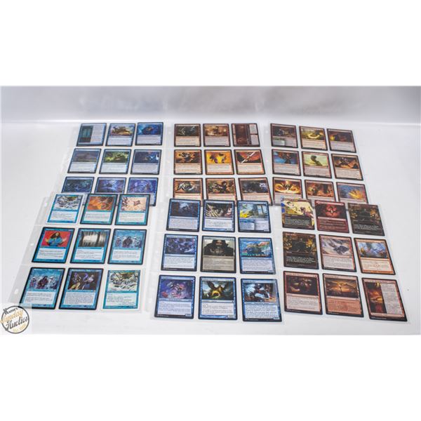 6 SHEETS OF MAGIC CARDS