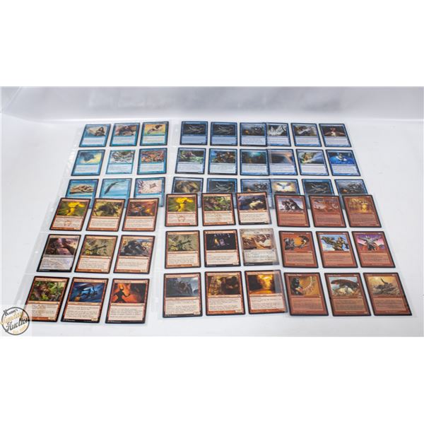 6 SHEETS OF MAGIC CARDS