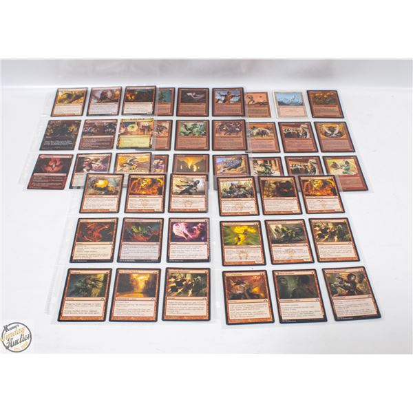 5 SHEETS OF MAGIC CARDS