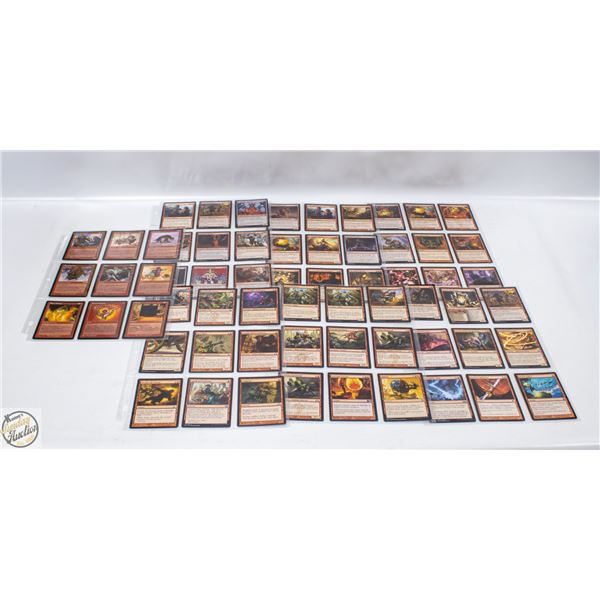 7 SHEETS OF MAGIC CARDS