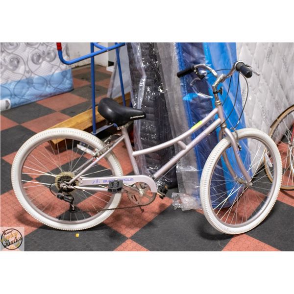 LADIES 26" CAMELLIA BICYCLE 6 SPEED WIDE SEAT