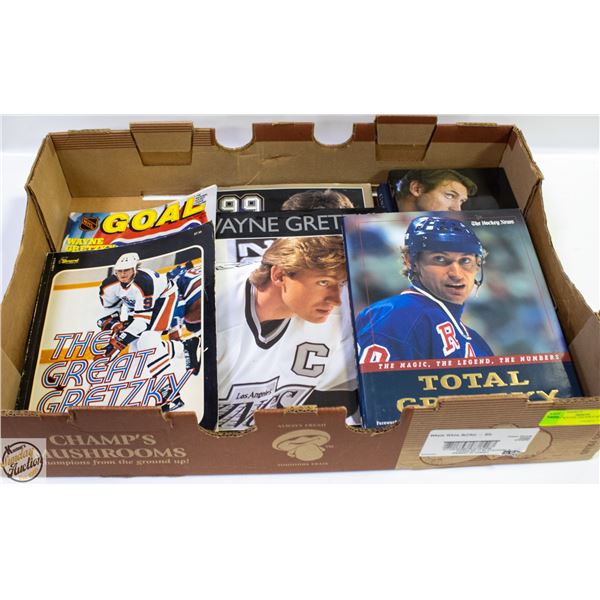 LOT OF WAYNE GRETZKY BOOKS