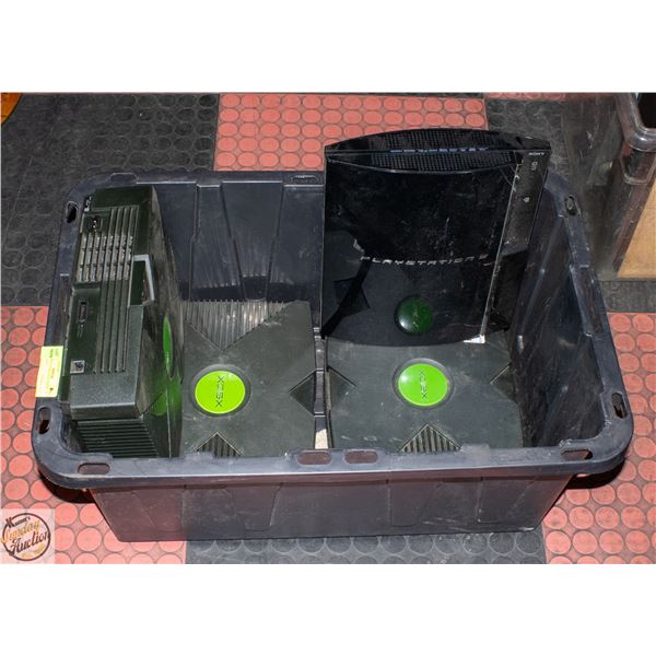 SONY PS3 + 3 ORIGINAL XBOX CONSOLES