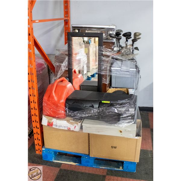 ESTATE PALLET OF HOUSEHOLD ITEMS +