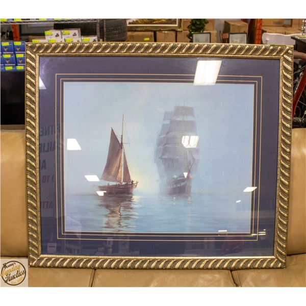 MONTAGUE DAWSON "NIGHT MIST" FRAMED/