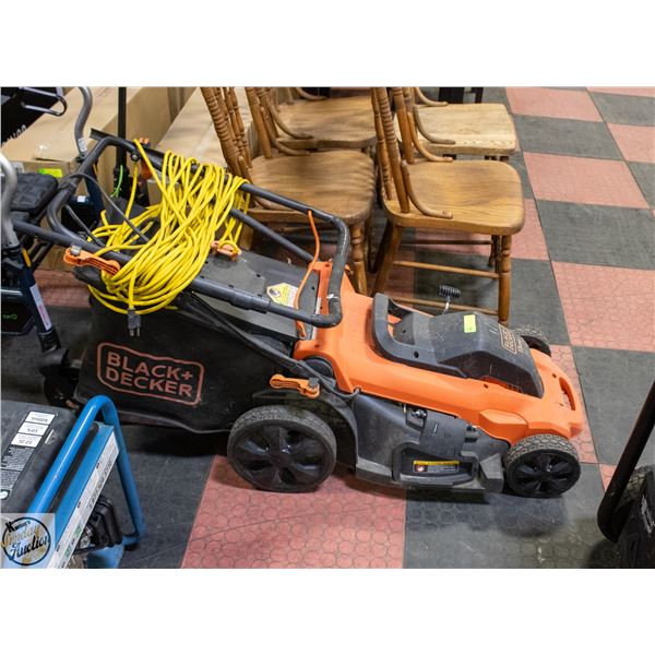 BLACK AND DECKER ELECTRIC LAWNMOWER