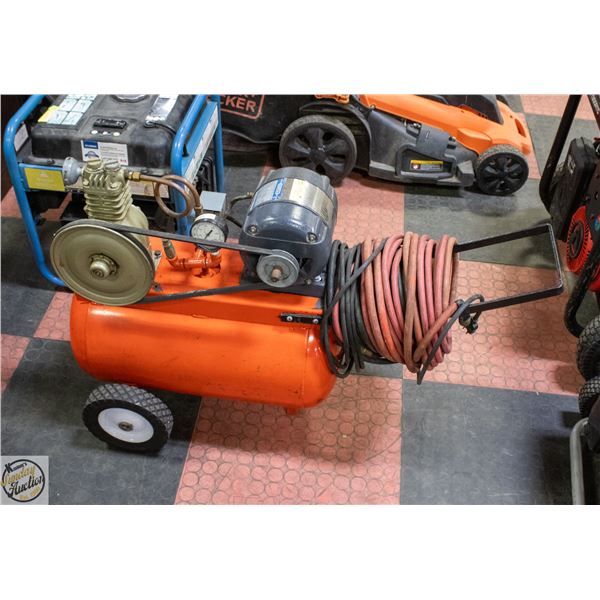 AIR-O-MATIC AIR COMPRESSOR HORIZONTAL 110V 100PSI