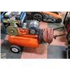 Image 1 : AIR-O-MATIC AIR COMPRESSOR HORIZONTAL 110V 100PSI
