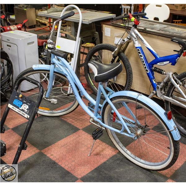 SUPERCYCLE 26" CLASSIC CRUISER LAIGHT BLUE COLOUR