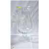 Image 1 : DECORATIVE GLASS VASE- 19.5" TALL