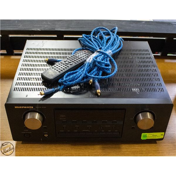 MARANTZ RECIEVER SR4021 W/REMOTE & CORDS