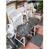 Image 1 : 2 ANTIQUE FARMHOUSE WOOD CHAIRS-ESTATE