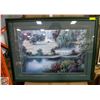 Image 1 : FRAMED PRINT, IMAGE: 2 LAKES, PATH