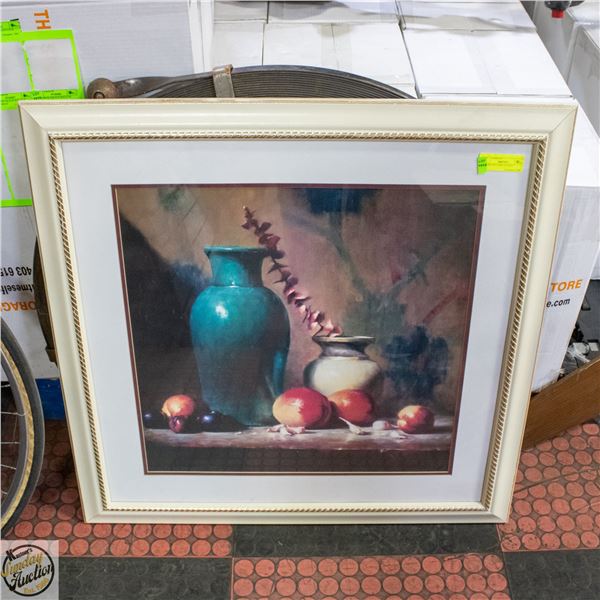 FRAMED PICTURE - 31' X 31"